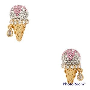 New Kate Spade Ice Cream Sundae studs